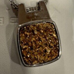 Frederic Duclos Druzy Quartz Necklace - NEW / SALE